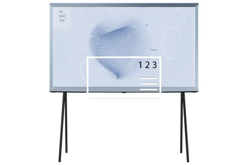 Cómo ordenar canales en Samsung 43" The Serif LS01B QLED 4K HDR Smart TV in Cotton Blue (2023)