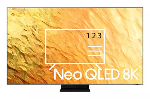 Organize channels in Samsung 65 Neo QLED 4320p 120Hz 8K