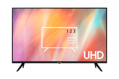 Organize channels in Samsung Crystal UHD 4K 50" AU7090 TV 2022