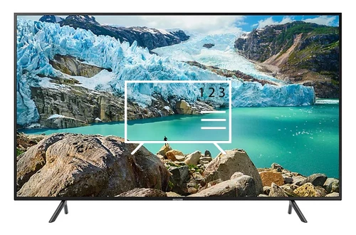 Organize channels in Samsung HUB TV LCD UHD 75IN 1315378
