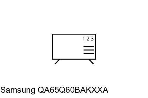 Trier les chaînes sur Samsung QA65Q60BAKXXA