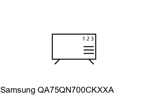 Ordenar canales en Samsung QA75QN700CKXXA