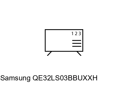 Organize channels in Samsung QE32LS03BBUXXH