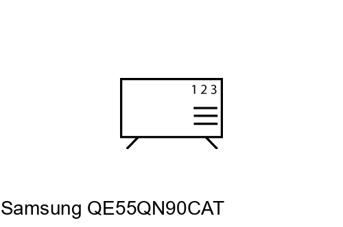 Organize channels in Samsung QE55QN90CAT