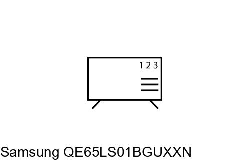 Organize channels in Samsung QE65LS01BGUXXN