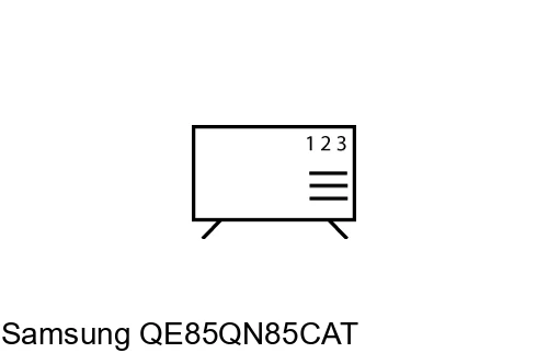 Organize channels in Samsung QE85QN85CAT