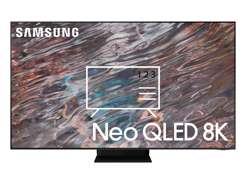 Organize channels in Samsung QN65QN800AF