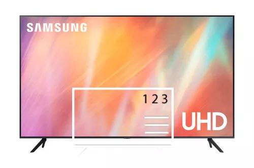 Ordenar canales en Samsung Televisión  UN43AU7000FXZX - 43 pulgadas, 4K, 3840 x 2160 Pixeles