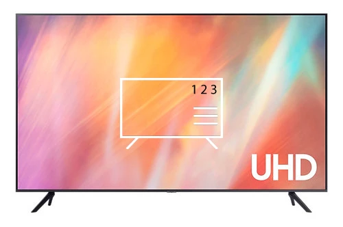 Organize channels in Samsung UA55AU7000KXXA