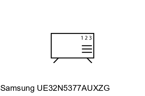 Organize channels in Samsung UE32N5377AUXZG