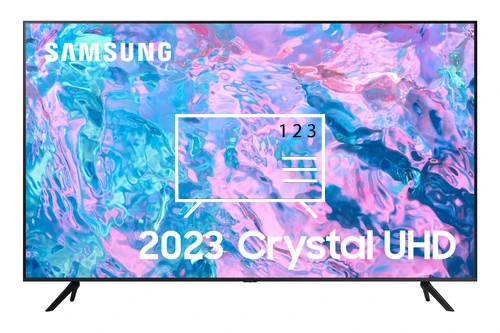 Organize channels in Samsung UE55CU7100KXXU