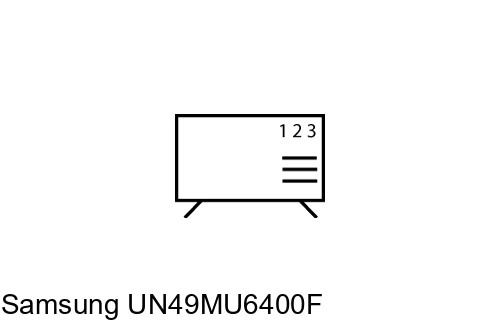 Organize channels in Samsung UN49MU6400F