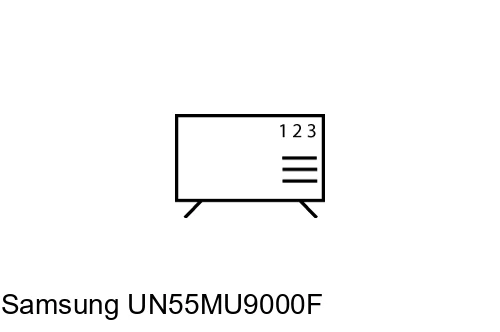 Organize channels in Samsung UN55MU9000F