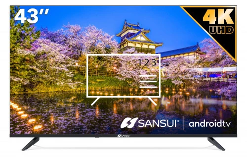How to edit programmes on Sansui SMX43T1UA