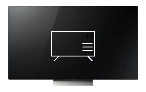 Organize channels in Sony 55" X9300D