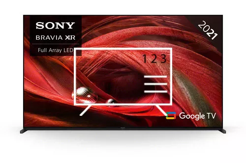 Organize channels in Sony 65X95J