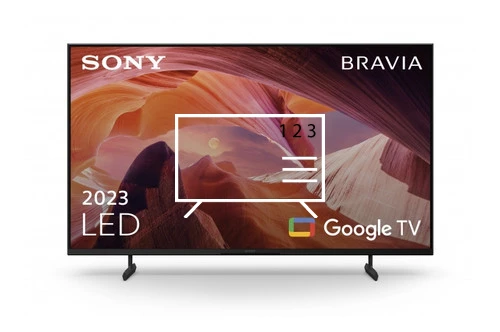 Organize channels in Sony FWD-43X80L
