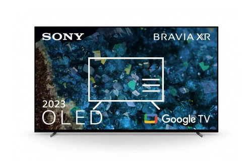 Organize channels in Sony FWD-65A80L