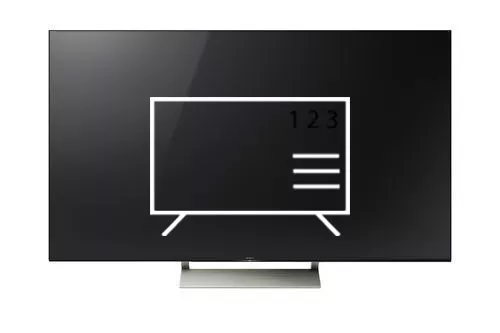 Organize channels in Sony X930E