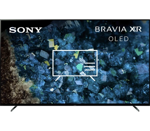 Organize channels in Sony XR-55A80L