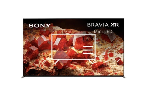 Organize channels in Sony XR-75X93L