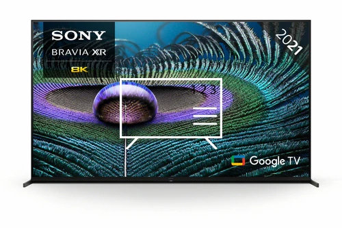 Cómo ordenar canales en Sony XR-75Z9 JAEP, 75" LED-TV