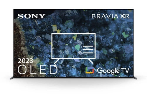 Organize channels in Sony XR-83A80L