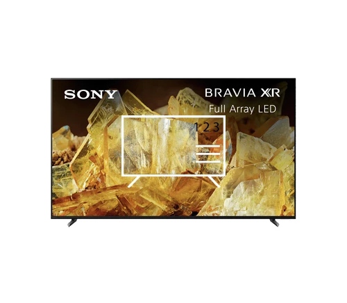 Organize channels in Sony XR-85X90L