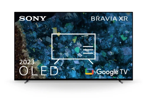 Ordenar canales en Sony XR55A80LU