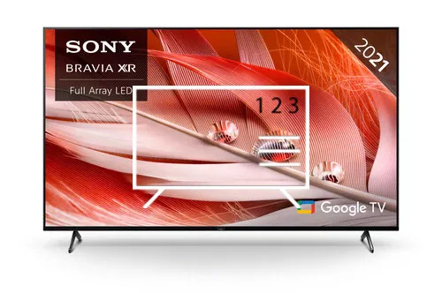 Organize channels in Sony XR55X90JU