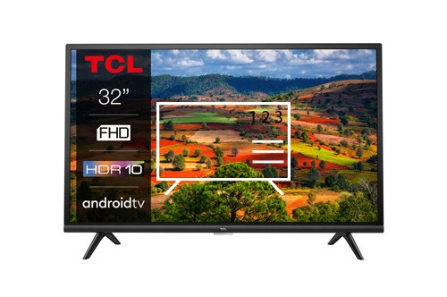 Organize channels in TCL 32ES570F