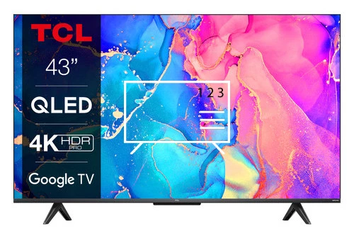 Organize channels in TCL 43C631
