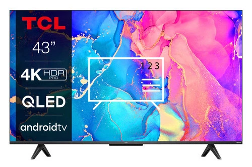 Organize channels in TCL 43C635K