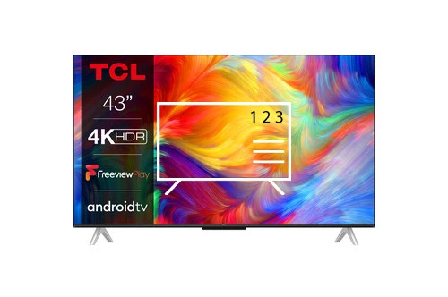 Organize channels in TCL 43P638K