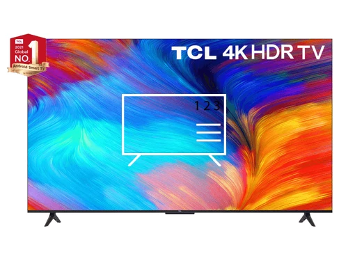Organize channels in TCL 50P637