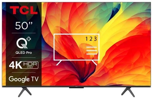 Organize channels in TCL 50QLED780 4K QLED Google TV
