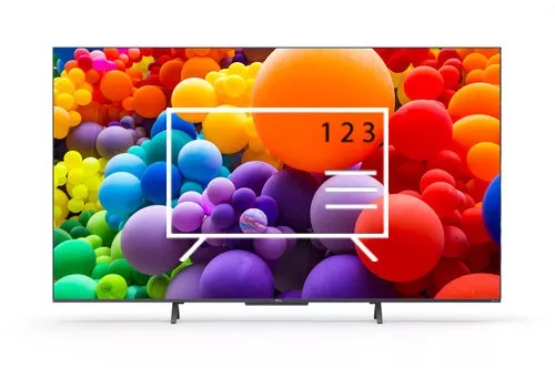 Organize channels in TCL 55C722