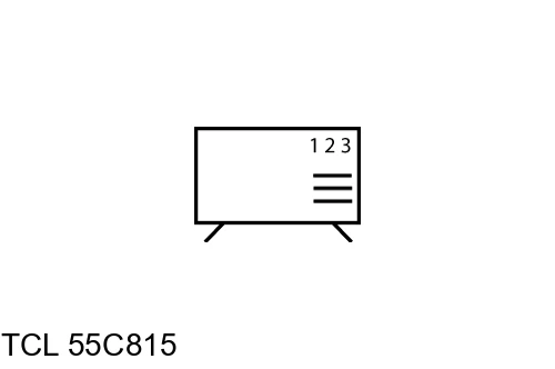Organize channels in TCL 55C815