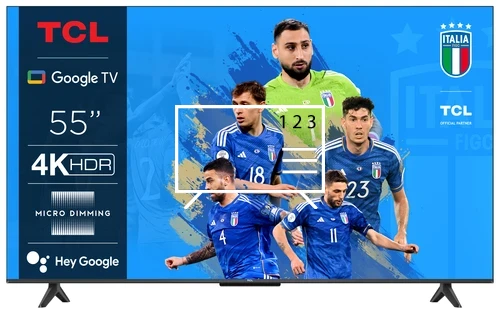 Organize channels in TCL 55P61B