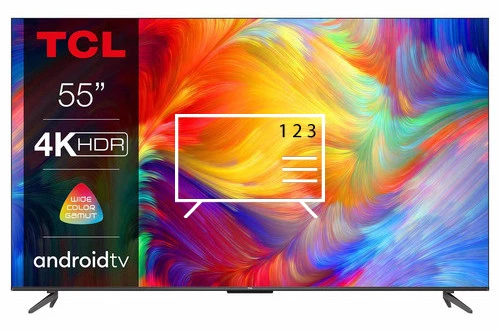 Organize channels in TCL 55P735K