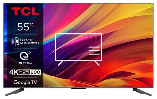 Ordenar canales en TCL 55QLED810 4K QLED Google TV