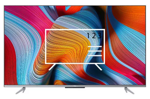 Organize channels in TCL 65P725