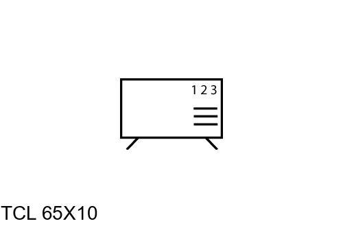 Organize channels in TCL 65X10