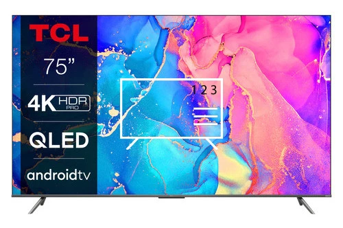 Organize channels in TCL 75C635K