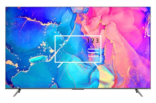 Organize channels in TCL 75QLED760 4K QLED Google TV