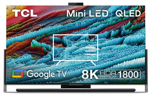 Organize channels in TCL 85" 8K Mini-LED Smart TV