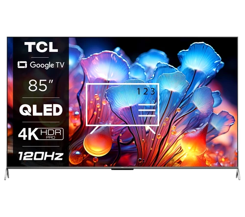 Organize channels in TCL 85C735K