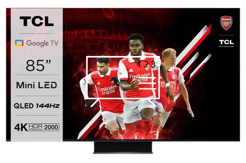 How to edit programmes on TCL 85C845K
