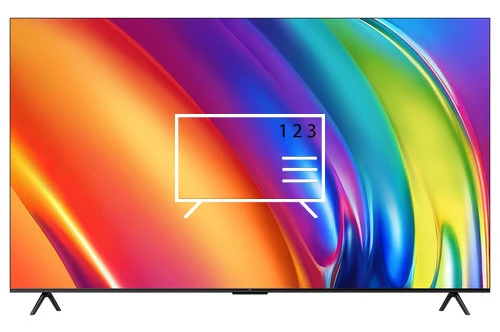 Organize channels in TCL 85P745