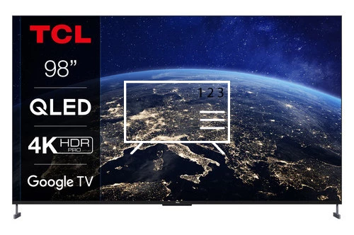 Organize channels in TCL 98C735 4K QLED Google TV